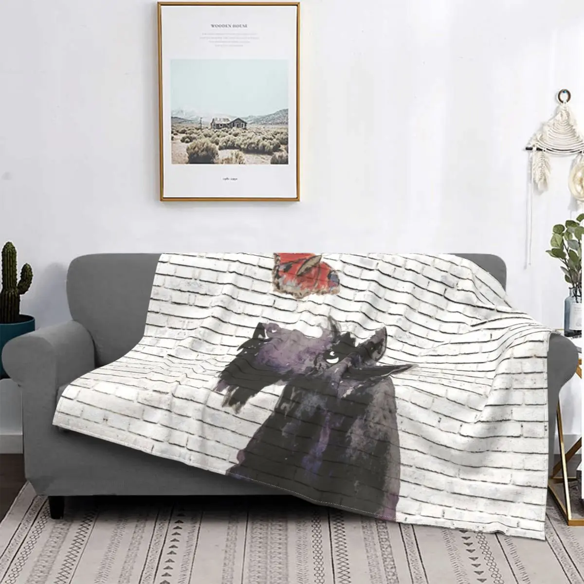 Scottie Dog And Butterfly Blankets Warm Flannel Scottish Terrier Throw Blanket for Bed Travel Rug Piece
Scottie Dog And Butterfly Blankets Warm Flannel Scottish Terrier Throw Blanket for Bed Travel Rug Piece