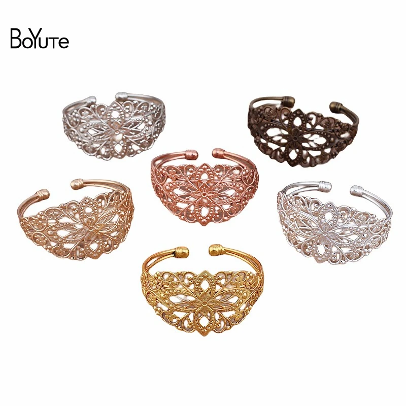 BoYuTe (5 шт./лот) 65*60 мм металлический латунный филигранный браслет основа Diy браслет ювелирные изделия аксессуары Оптовая Продажа
BoYuTe (5 шт./лот) 65*60 мм металлический латунный филигранный браслет основа Diy браслет ювелирные изделия аксессуары Оптовая Продажа