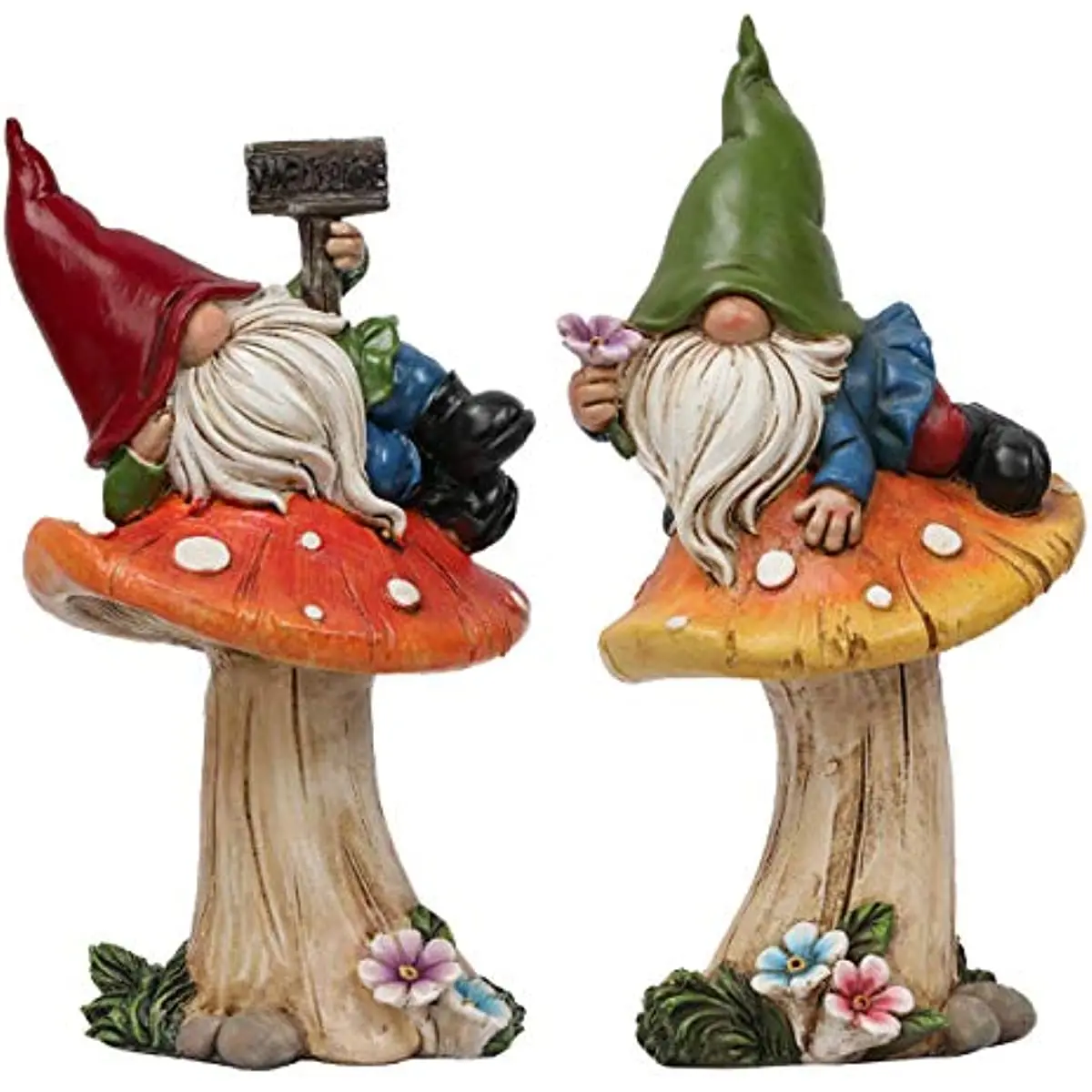 Garden Gnomes with Mushroom for Flower Planter Pot, Garden Ornaments Outdoor Waterproof Resin Miniature Garden Statues, 17cm
Garden Gnomes with Mushroom for Flower Planter Pot, Garden Ornaments Outdoor Waterproof Resin Miniature Garden Statues, 17cm