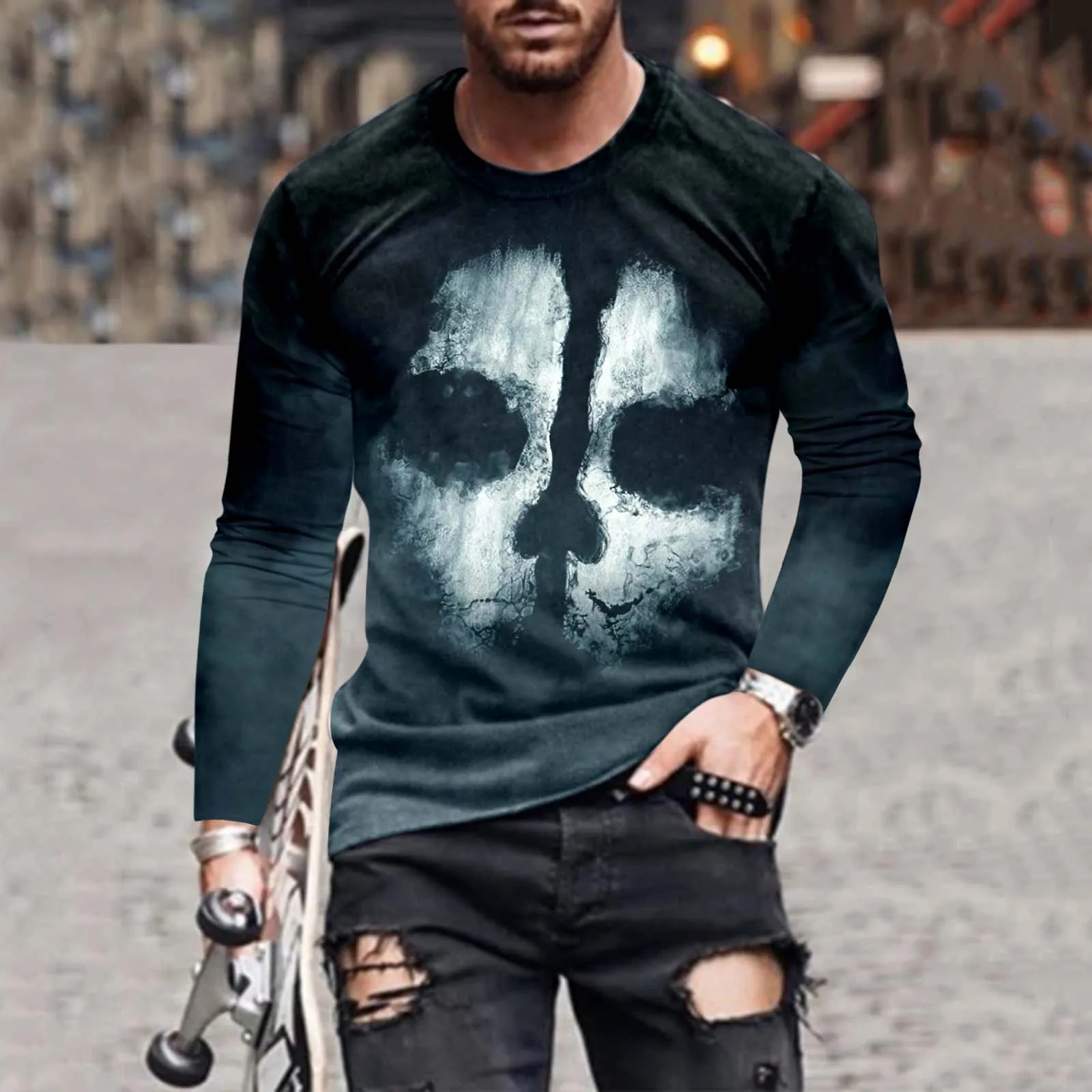 Corset Shirt Male Halloween Bat Print T Shirt Blouse Long Sleeve Round Neck Tops T Shirt Dress
Corset Shirt Male Halloween Bat Print T Shirt Blouse Long Sleeve Round Neck Tops T Shirt Dress