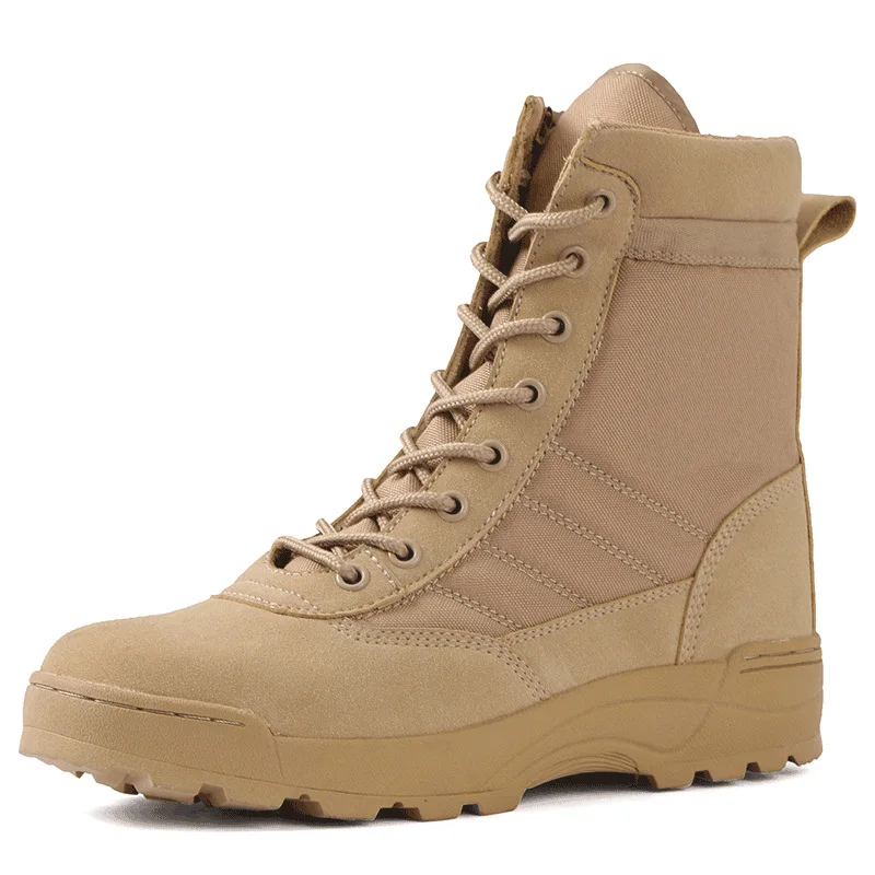 Men's Tactical Military Boots Ultra Light Black High-top Shoes Combat and Ankle Outdoor Sports Safety Men
Men's Tactical Military Boots Ultra Light Black High-top Shoes Combat and Ankle Outdoor Sports Safety Men