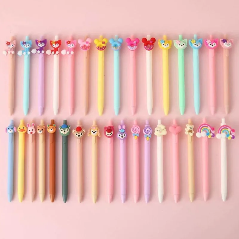Disney 20pcs Cartoons Press Gel Pen Cute Stellalou Mickey Student Stationery Signature Pen 0.5 Black School Bullet Pens Supplies
Disney 20pcs Cartoons Press Gel Pen Cute Stellalou Mickey Student Stationery Signature Pen 0.5 Black School Bullet Pens Supplies