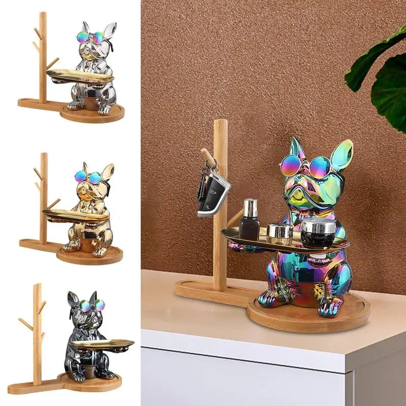 Ceramic Bulldog Desk Tray Statue Cute Animal Table Sculpture Decoration Multifunction Living Room Desk Decor Accessories
Ceramic Bulldog Desk Tray Statue Cute Animal Table Sculpture Decoration Multifunction Living Room Desk Decor Accessories