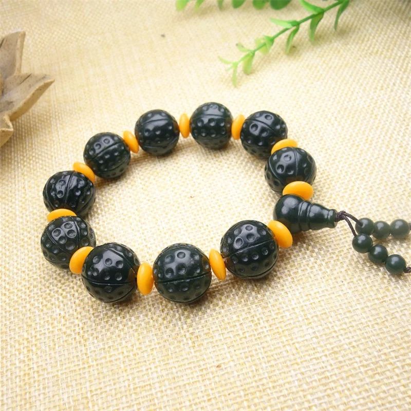 Natural Green Hetian Jade Bracelet Men Women Fine Jewelry Accessories Real Chinese Nephrite Jades Stone Lucky Amulet Bracelets
Natural Green Hetian Jade Bracelet Men Women Fine Jewelry Accessories Real Chinese Nephrite Jades Stone Lucky Amulet Bracelets