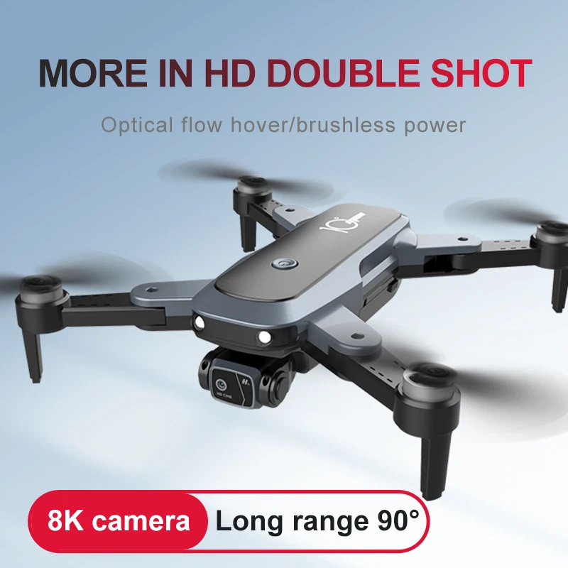 New LU10 Brushless Drone 4K 8K Professional HD ESC Camera WIFI FPV Optical Flow Positioning RC Foldable Quadcopter Toys Gifts
New LU10 Brushless Drone 4K 8K Professional HD ESC Camera WIFI FPV Optical Flow Positioning RC Foldable Quadcopter Toys Gifts