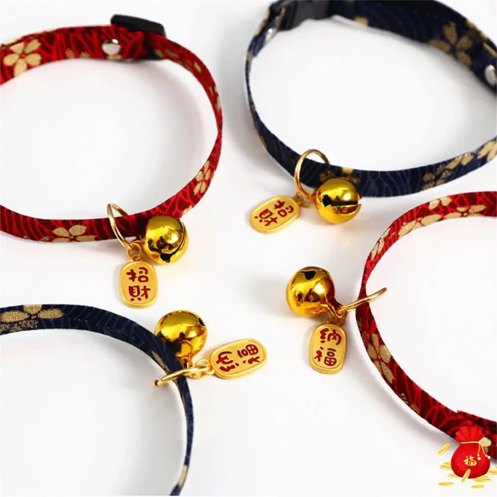 Adjustable Cat Necklace Chinese New Year Style Pet Collar Safety Dog Jewelry With Bell Pendant For Kitten Puppy Pets Accessories
Adjustable Cat Necklace Chinese New Year Style Pet Collar Safety Dog Jewelry With Bell Pendant For Kitten Puppy Pets Accessories