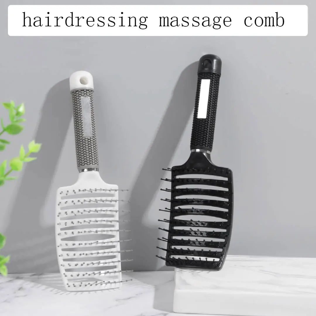Arc-shaped Comb Fluffy Big Curved Comb Nylon Tooth Hollow Stereotyped Hairdressing Comb Massage Styling Comb
Arc-shaped Comb Fluffy Big Curved Comb Nylon Tooth Hollow Stereotyped Hairdressing Comb Massage Styling Comb