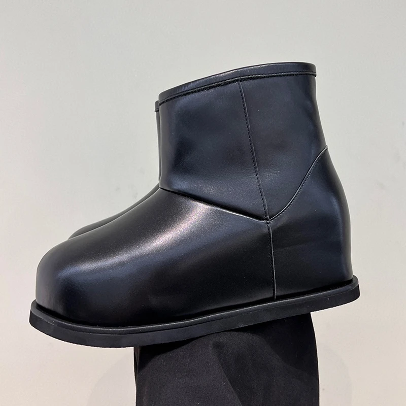 Trend Comfortable Women's Snow Boots Autumn And Winter High-Quality Genuine Leather Waterproof Thick Bottom Lovely Ankle Boots
Trend Comfortable Women's Snow Boots Autumn And Winter High-Quality Genuine Leather Waterproof Thick Bottom Lovely Ankle Boots