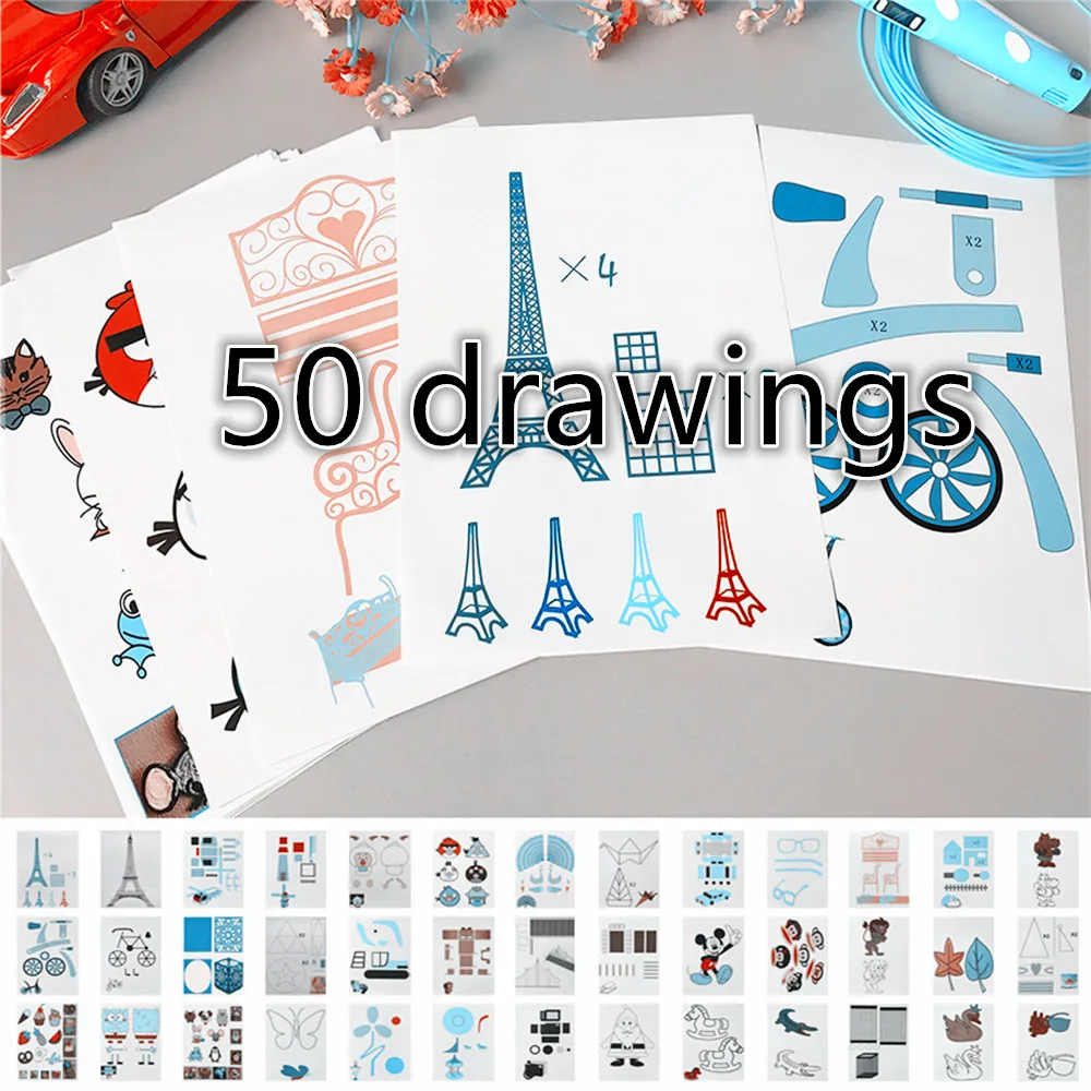 3d Ручка, 3d Рисование, бумага, шаблон для рисования, шаблон, копировальная доска, шаблон, 50 справочных чертежей, прозрачная доска для рисования
3d Ручка, 3d Рисование, бумага, шаблон для рисования, шаблон, копировальная доска, шаблон, 50 справочных чертежей, прозрачная доска для рисования