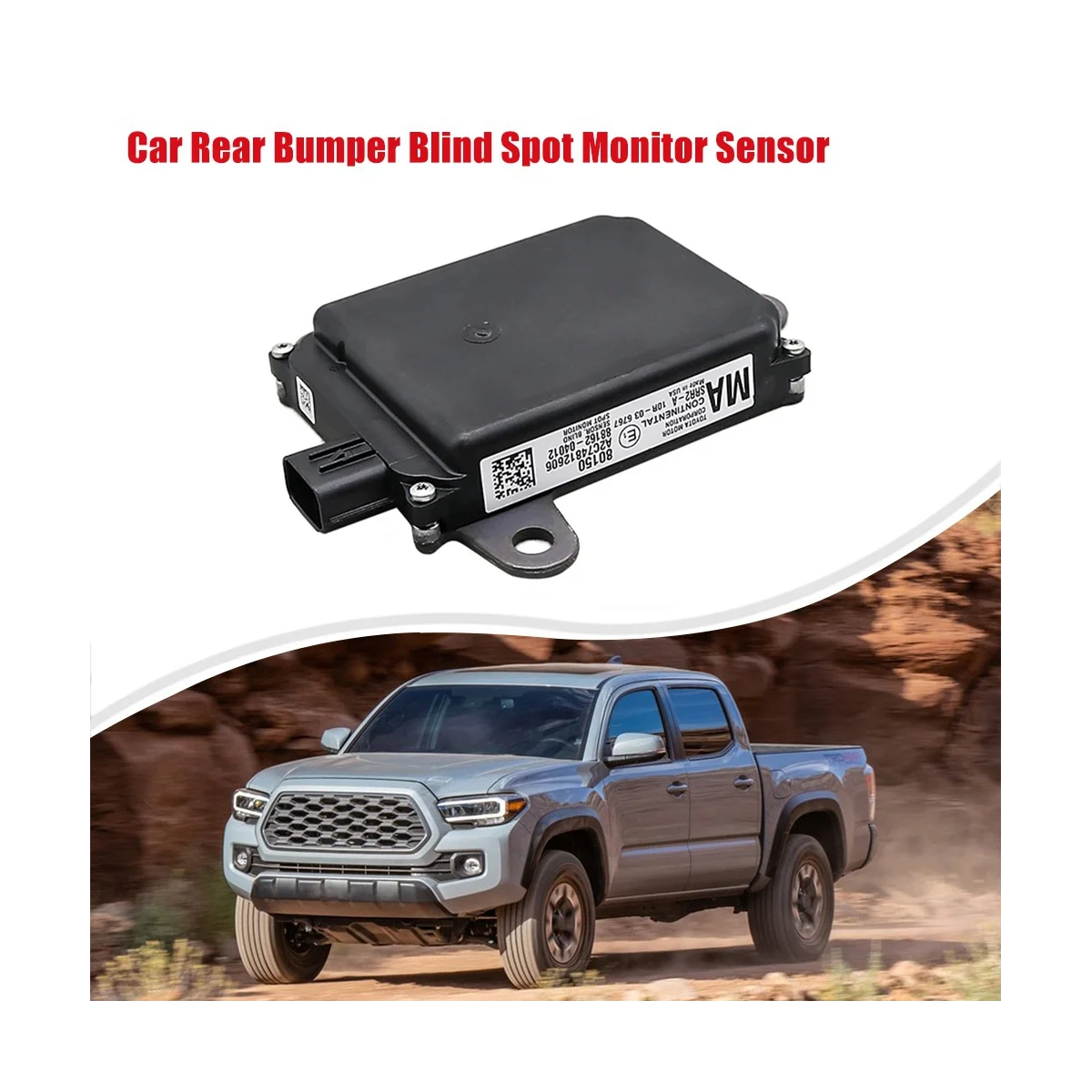 88162-04015 Автомобильный датчик слепых зон на заднем бампере для Toyota Tacoma 2016-2020 88162-04012 88162-04014
88162-04015 Автомобильный датчик слепых зон на заднем бампере для Toyota Tacoma 2016-2020 88162-04012 88162-04014