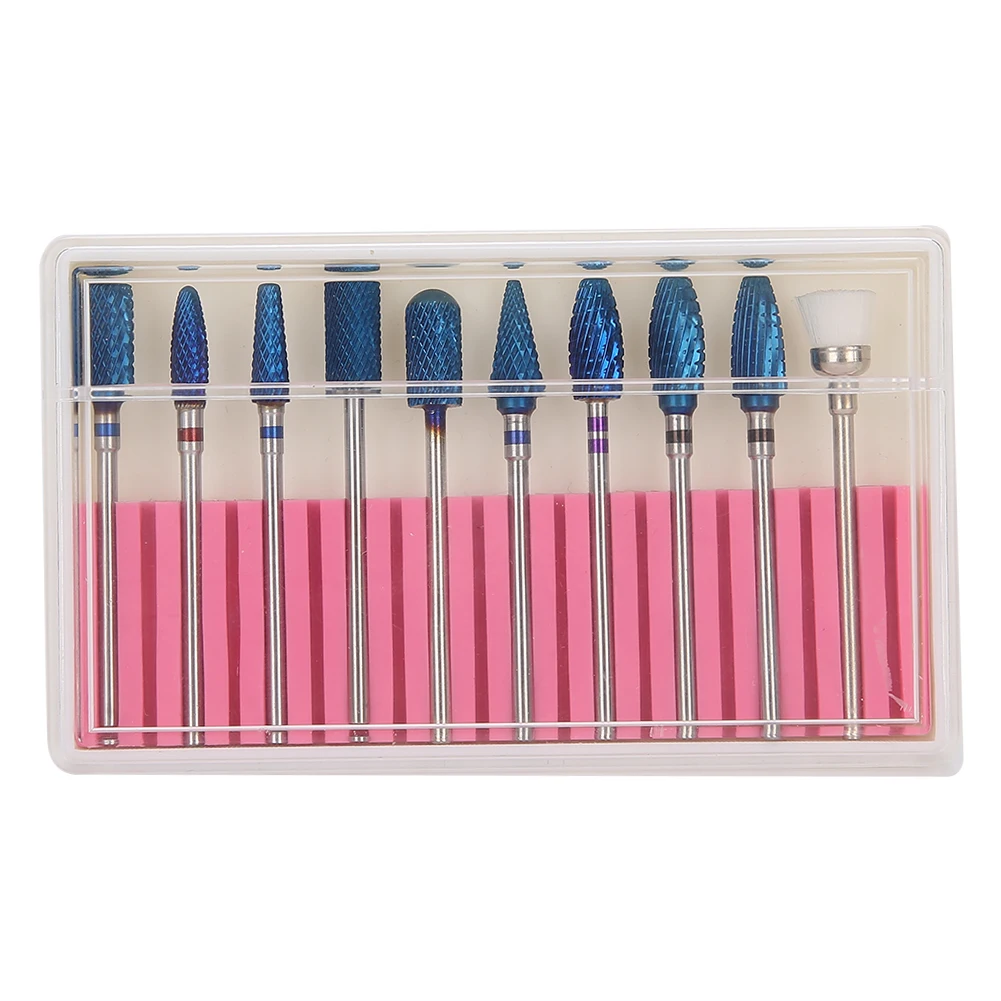 10Pcs Nail Grinding Head Nail Drill Bit Set Nail Polisher Accessory Manicure Tool Kit
10Pcs Nail Grinding Head Nail Drill Bit Set Nail Polisher Accessory Manicure Tool Kit