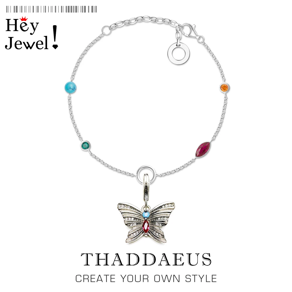 Charm Bracelet Butterfly 2021 Spring Brand New Link Chain 925 Sterling Silver Jewelry Artistically Favourite Fans Gift For Women
Charm Bracelet Butterfly 2021 Spring Brand New Link Chain 925 Sterling Silver Jewelry Artistically Favourite Fans Gift For Women