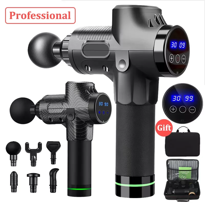 Massage Gun Fascia Gun Deep Muscle Relax Massage Electric Massager Fitness Equipment Noise Reduction Design For Male Female Back
Massage Gun Fascia Gun Deep Muscle Relax Massage Electric Massager Fitness Equipment Noise Reduction Design For Male Female Back