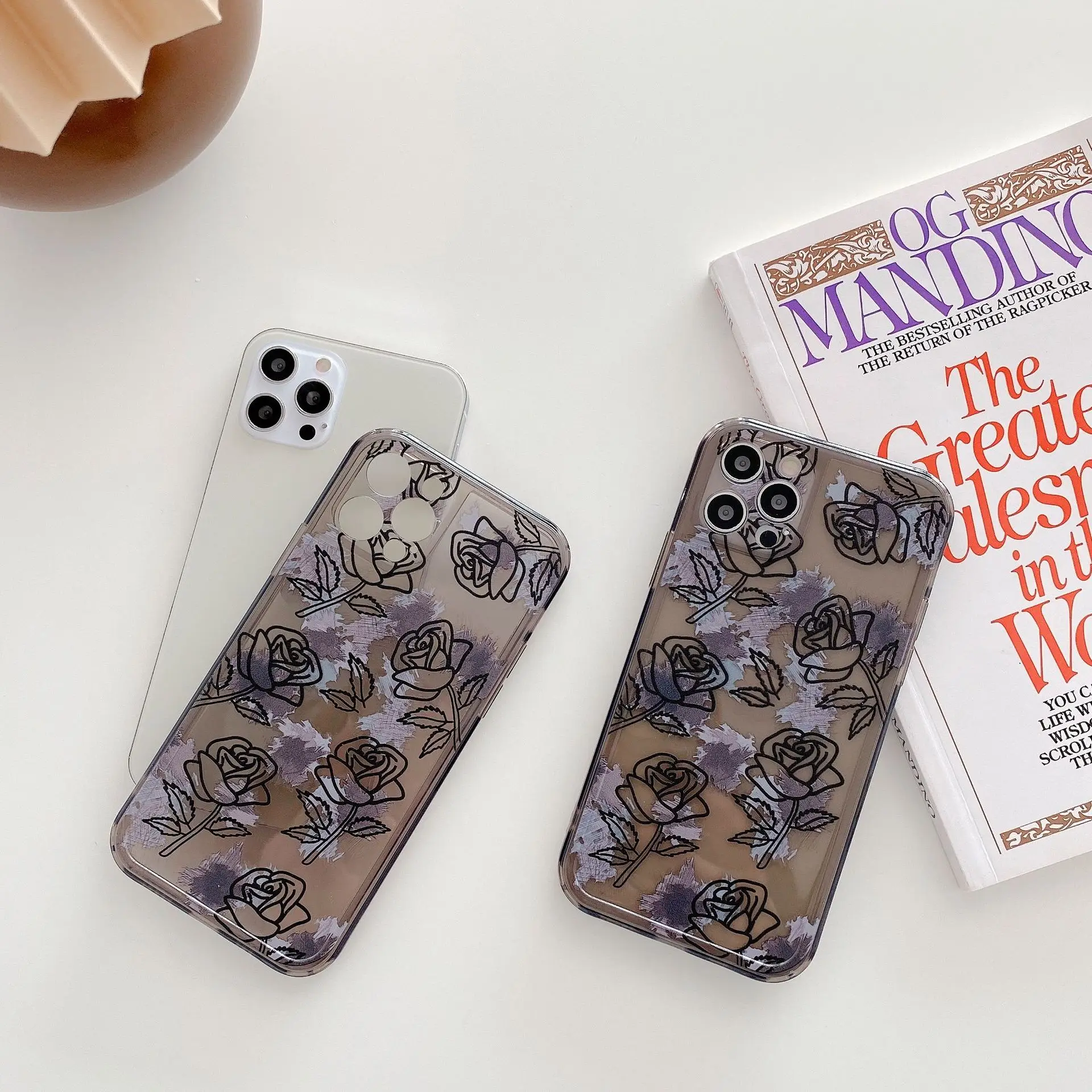 ins Black Roses Flowers Phone Case for Apple iPhone 11 12 13 Pro Max 7 8 6 6S Plus X XS XR SE Mini Transparent TPU Cover Coque 
ins Black Roses Flowers Phone Case for Apple iPhone 11 12 13 Pro Max 7 8 6 6S Plus X XS XR SE Mini Transparent TPU Cover Coque