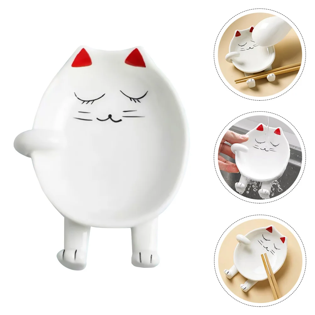 Spoon Rest Holder Rack Ceramic Lid Pot Utensil Cat Kitchen Storage Chopstick Animal Stand Cover Organizer Chopsticks Pan Cartoon
Spoon Rest Holder Rack Ceramic Lid Pot Utensil Cat Kitchen Storage Chopstick Animal Stand Cover Organizer Chopsticks Pan Cartoon