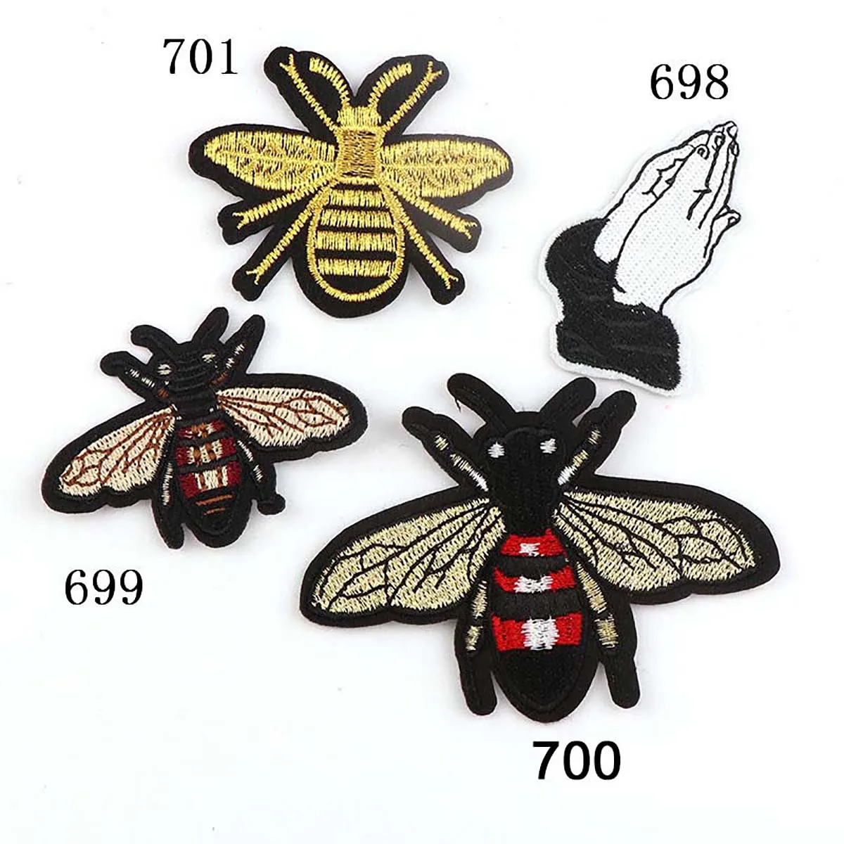 1Pcs Women Men DIY Embroidery Bee Series Patches Iron On Patches for Clothes 4 Types Clothing Accessories Fabric Patches
1Pcs Women Men DIY Embroidery Bee Series Patches Iron On Patches for Clothes 4 Types Clothing Accessories Fabric Patches