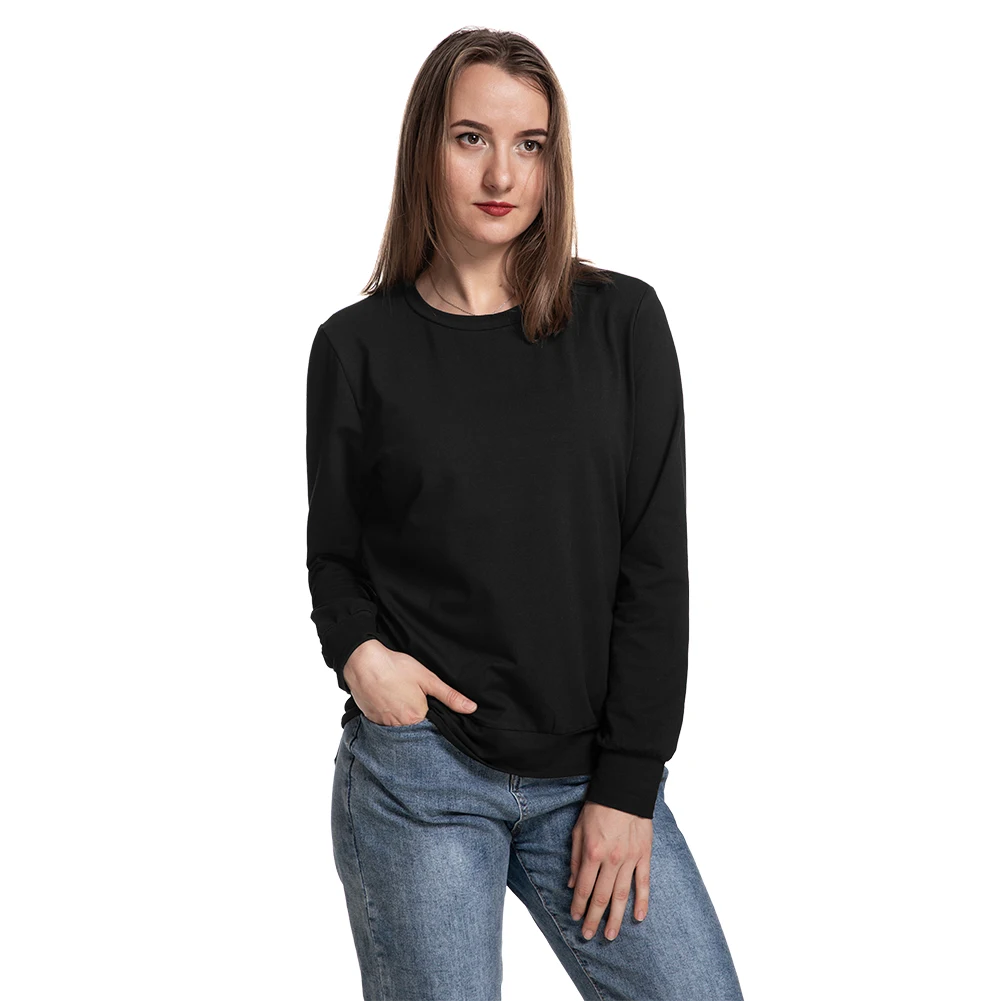 Woman Sweatshirts 2022 Spring O-neck Think Pullovers Autumn Winter Black Color Loose Hoodies Solid Womens Clothing
Woman Sweatshirts 2022 Spring O-neck Think Pullovers Autumn Winter Black Color Loose Hoodies Solid Womens Clothing