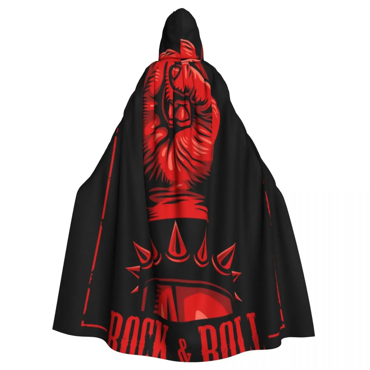 Unisex Witch Party Reversible Hooded Adult Vampires Cape Cloak Hand Rock N Roll Sign
Unisex Witch Party Reversible Hooded Adult Vampires Cape Cloak Hand Rock N Roll Sign