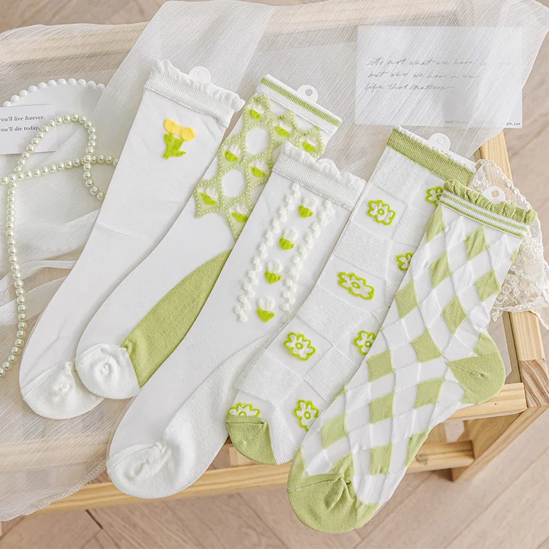 Cute Socks Women's Transparent Kawaii Glass Fiber Woman Clothes Thin Harajuku Medium Stockings Trendy Lace Japanese Underwear
Cute Socks Women's Transparent Kawaii Glass Fiber Woman Clothes Thin Harajuku Medium Stockings Trendy Lace Japanese Underwear