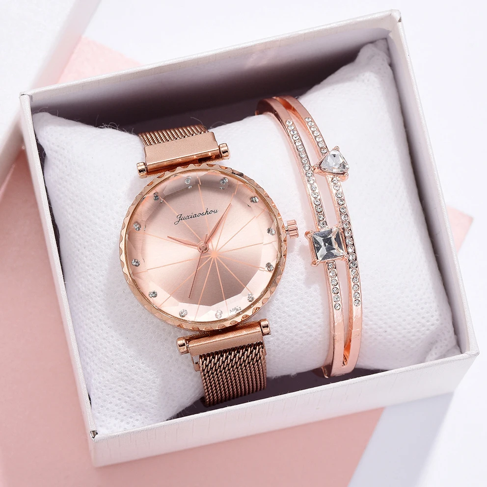 2pcs Set Watches For Women New Style Rose Gold Rhinestone Ladies Watch 2020 Dress Female Clock Relogio Feminino Dropshipping
2pcs Set Watches For Women New Style Rose Gold Rhinestone Ladies Watch 2020 Dress Female Clock Relogio Feminino Dropshipping