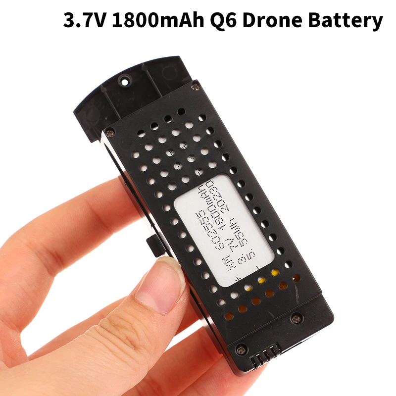 1PC Drone Battery Accessory For Q6 3.7V 1800mAh Mini Drone Battery Spare Part Battery
1PC Drone Battery Accessory For Q6 3.7V 1800mAh Mini Drone Battery Spare Part Battery