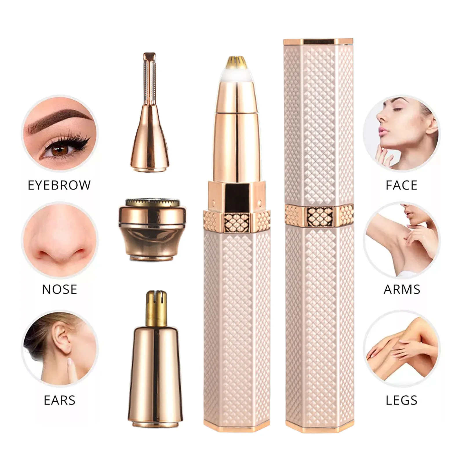 USB Rechargable Female Epilator Women Shaver Hair Removal Electric Lady Shaving Trimmer Bikini Depilatory Legs Body Depilador
USB Rechargable Female Epilator Women Shaver Hair Removal Electric Lady Shaving Trimmer Bikini Depilatory Legs Body Depilador