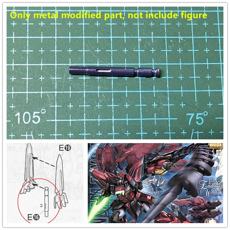 Усиленная металлическая Модифицированная запасная часть AE E16 для MG 1/100 Epyon model DA023
Усиленная металлическая Модифицированная запасная часть AE E16 для MG 1/100 Epyon model DA023