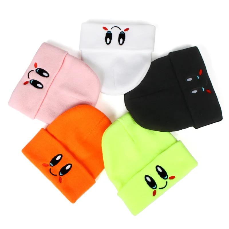 Kawaii Kirby Anime series Kirby cute fashion soft plush smiley face embroidered thermal knitted hat holiday birthday small gift
Kawaii Kirby Anime series Kirby cute fashion soft plush smiley face embroidered thermal knitted hat holiday birthday small gift