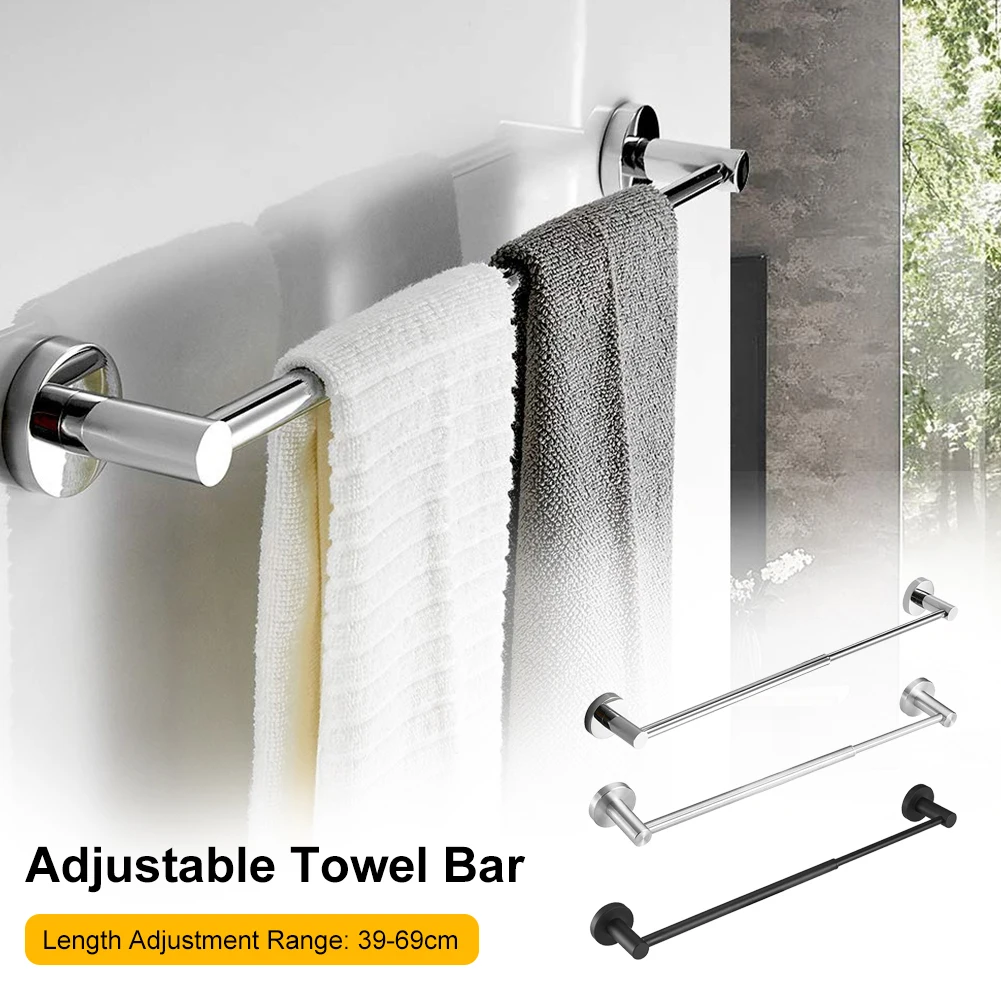 New Bathroom Adjustable Bath Towel Bar Telescopic Toilet Paper Holder Towel Bar Stainless Steel Wall Mount Towel Hanger Rack
New Bathroom Adjustable Bath Towel Bar Telescopic Toilet Paper Holder Towel Bar Stainless Steel Wall Mount Towel Hanger Rack