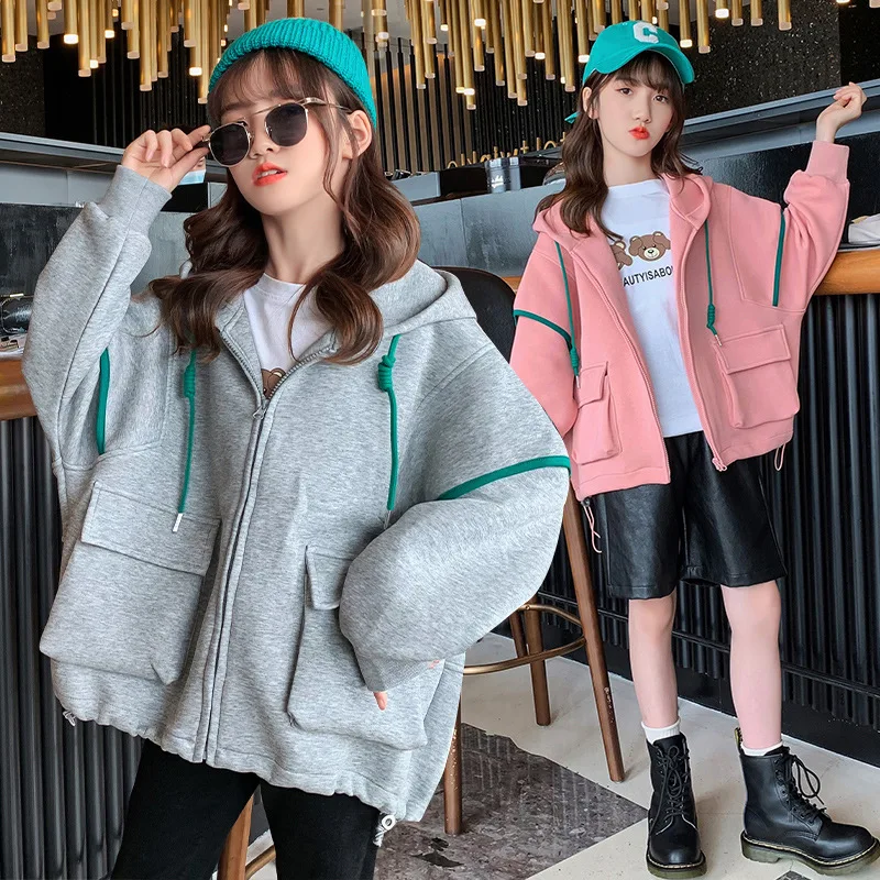 Girls spring and autumn short coat 2022 new big boy fashion little girl western style sports cardigan top
Girls spring and autumn short coat 2022 new big boy fashion little girl western style sports cardigan top