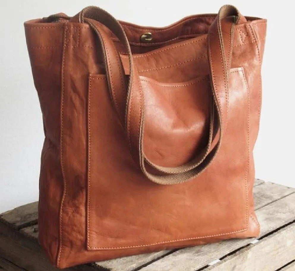 Vintage Women Men Large Toe Bags Solid Color Casual Business Commuter Travel designer PU Leather High quality Big Shouder bags
Vintage Women Men Large Toe Bags Solid Color Casual Business Commuter Travel designer PU Leather High quality Big Shouder bags