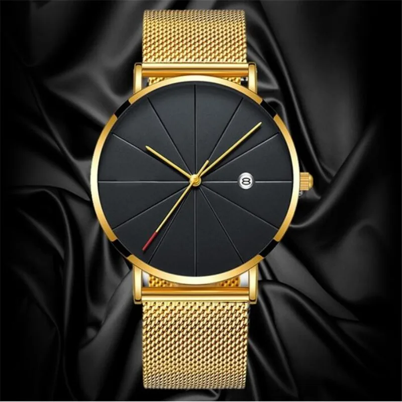 Simple Men's Watch Stainless Steel Mesh Band Watches Business Classic Quartz Date Wristwatch Casual Luxury Masculino Relogios
Simple Men's Watch Stainless Steel Mesh Band Watches Business Classic Quartz Date Wristwatch Casual Luxury Masculino Relogios