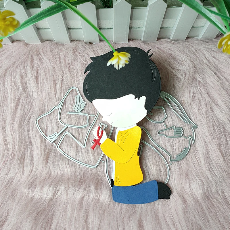 New Pray Boy metal cutting die mould scrapbook decoration embossed photo album decoration card making DIY handicrafts
New Pray Boy metal cutting die mould scrapbook decoration embossed photo album decoration card making DIY handicrafts