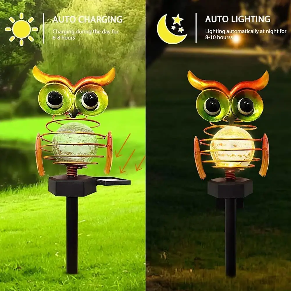 Environmental Led Solar Power Outdoor Garden Waterproof Owl Stake Lawn Light Exterior Night Lights Owl Shape Solar Energia Lamp
Environmental Led Solar Power Outdoor Garden Waterproof Owl Stake Lawn Light Exterior Night Lights Owl Shape Solar Energia Lamp