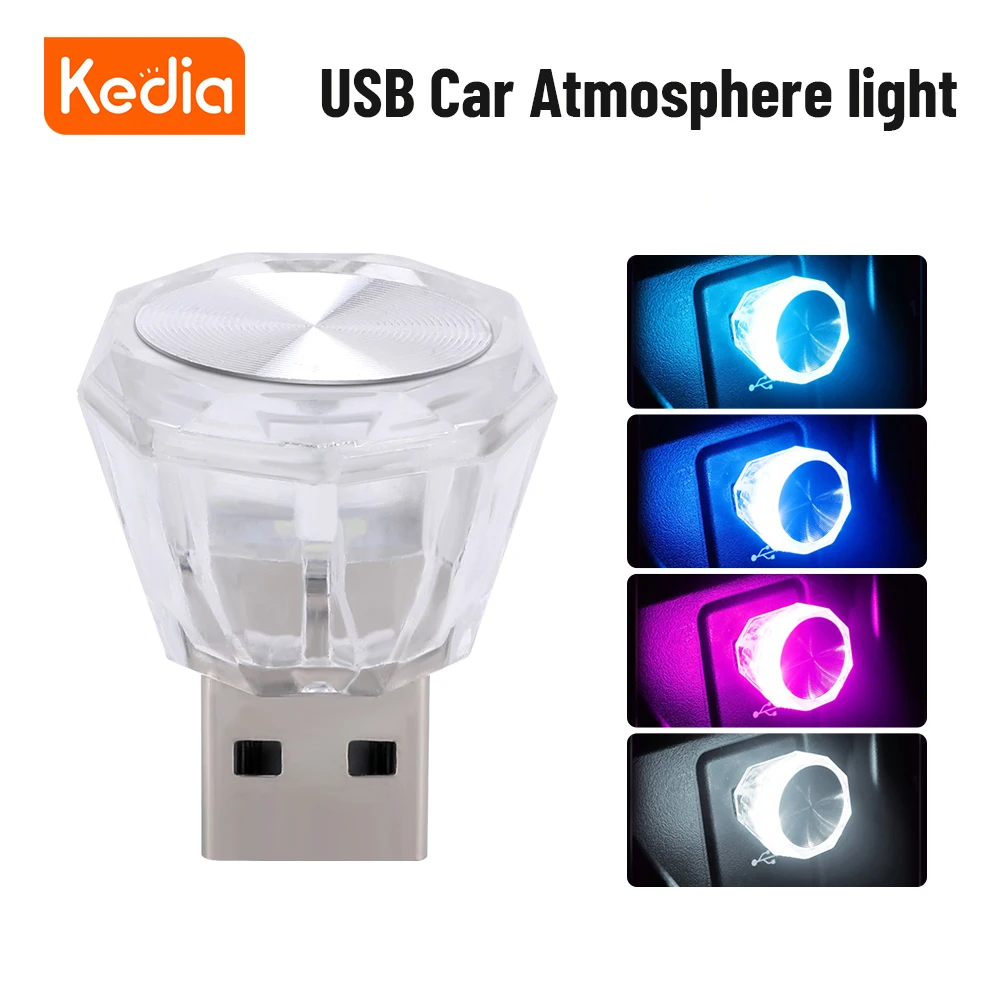 Kedia Mini Night Light USB Plug Lamp Computer Mobile Power Charging USB Colorful Light LED Car Interior Atmosphere Night Light
Kedia Mini Night Light USB Plug Lamp Computer Mobile Power Charging USB Colorful Light LED Car Interior Atmosphere Night Light