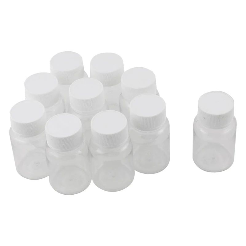 100Pcs Refillable Bottles 15Ml Plastic PET Clear Empty Seal Bottles Container With Screw Cap Durable White
100Pcs Refillable Bottles 15Ml Plastic PET Clear Empty Seal Bottles Container With Screw Cap Durable White