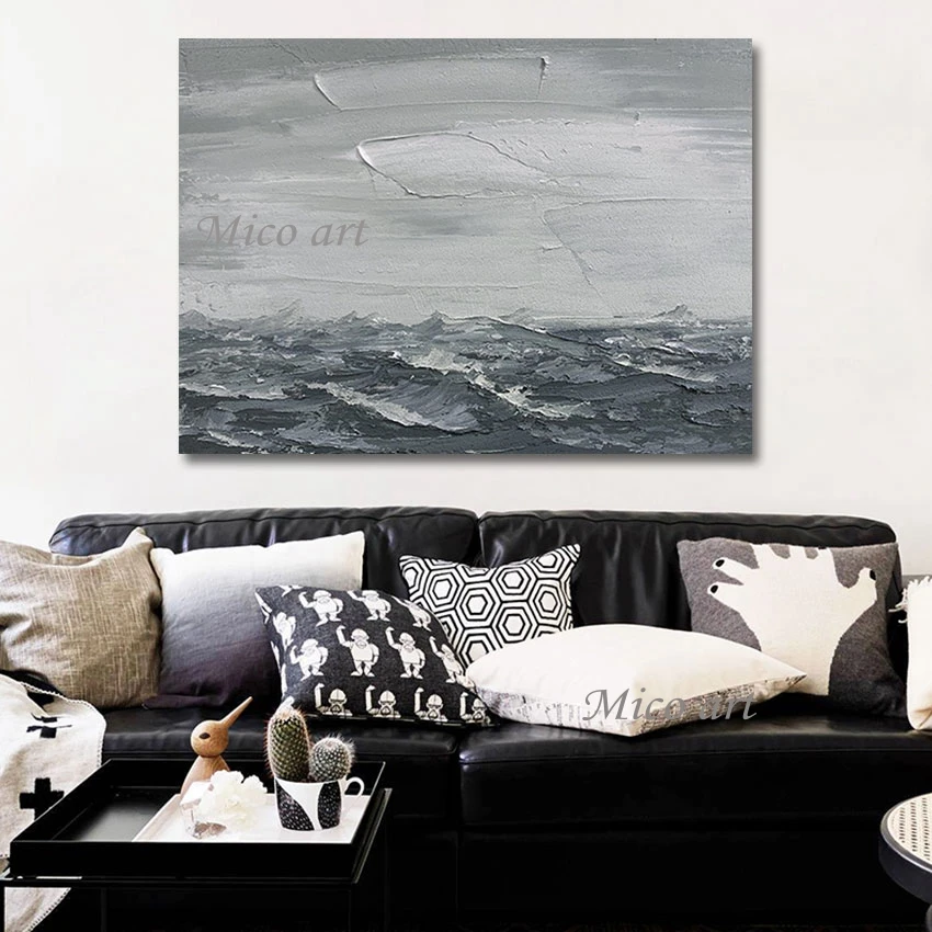 Abstract Unframed Knife Art Picture Rough Sea Scenery Canvas Wall Paintings For Living Room Decoration 3d Hand-painted Artwork
Abstract Unframed Knife Art Picture Rough Sea Scenery Canvas Wall Paintings For Living Room Decoration 3d Hand-painted Artwork