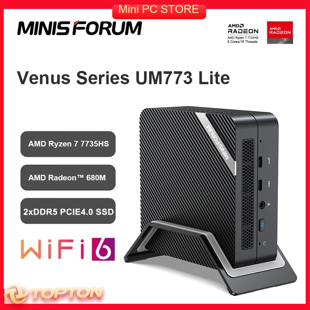 2023 игровой пк AMD Мини ПК Ryzen 7 7735HS Forum minisum773 8 ядер Windows 11 Pro AMD Radeon 680M DDR5 PCIE4.0 компьютер 8K USB4
2023 игровой пк AMD Мини ПК Ryzen 7 7735HS Forum minisum773 8 ядер Windows 11 Pro AMD Radeon 680M DDR5 PCIE4.0 компьютер 8K USB4