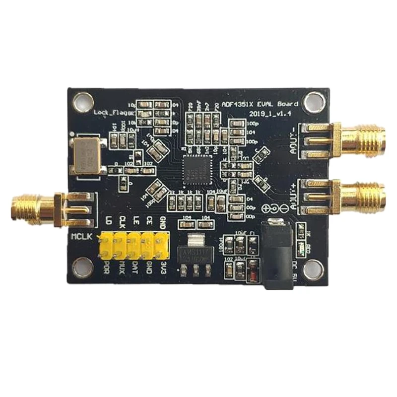 Development Board, ADF4351 35M-4400Mhz RF Signal Source / Phase Locked Loop Frequency Synthesizer For LAN Amplifier
Development Board, ADF4351 35M-4400Mhz RF Signal Source / Phase Locked Loop Frequency Synthesizer For LAN Amplifier