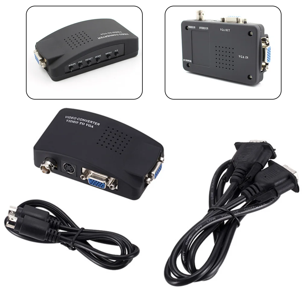 VGA S-Video BNC To VGA Converter With Extra 6 Accessories S-Video To VGA From 800X600 To 1920X1200 VGA Resolution Output
VGA S-Video BNC To VGA Converter With Extra 6 Accessories S-Video To VGA From 800X600 To 1920X1200 VGA Resolution Output