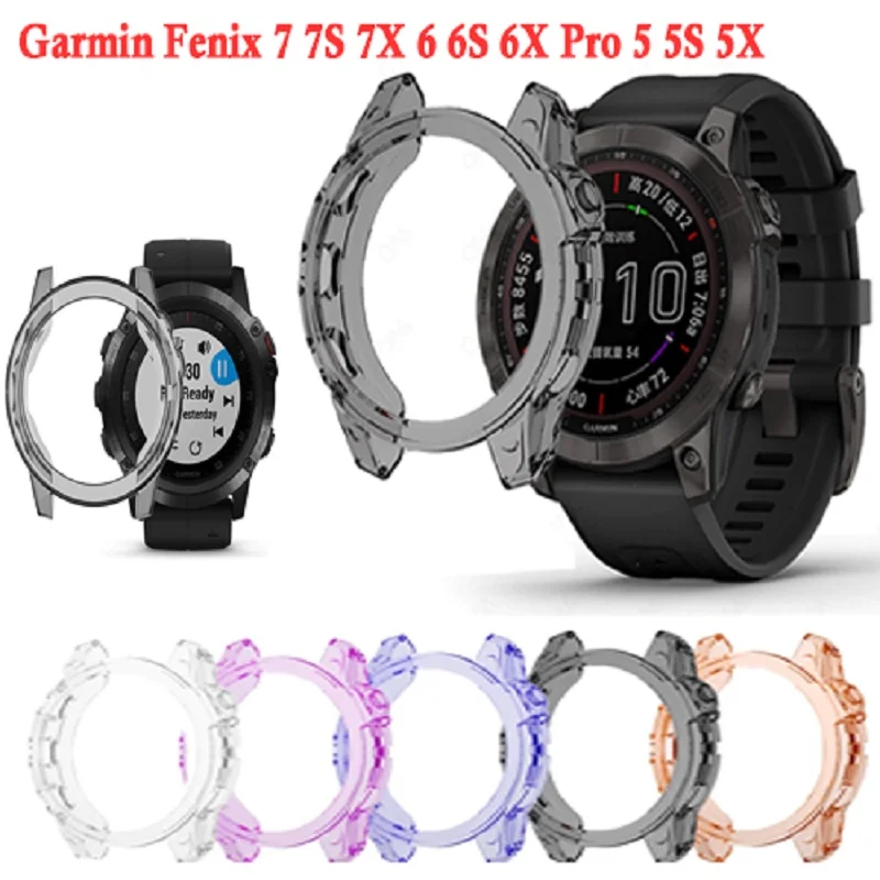 Защитная рамка для умных часов Garmin Fenix 6 6S 6X 6 Pro 6S Pro 6X Pro 5, мягкий прозрачный чехол из ТПУ для 7 7S 7X
Защитная рамка для умных часов Garmin Fenix 6 6S 6X 6 Pro 6S Pro 6X Pro 5, мягкий прозрачный чехол из ТПУ для 7 7S 7X