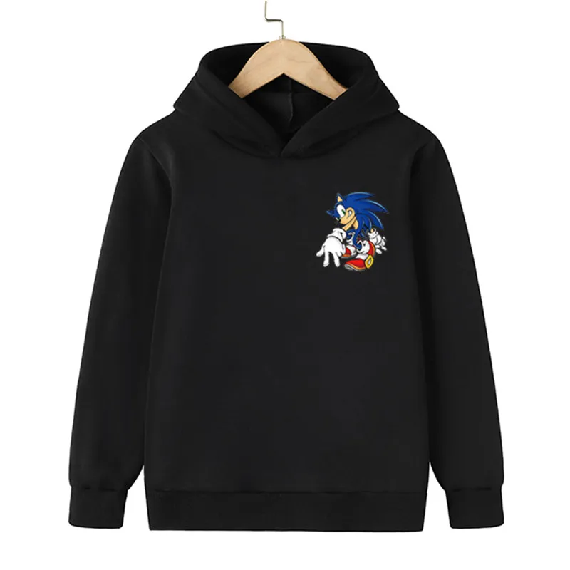 4-14T Boys Winter Sonic Hoodies Teens Spring Autumn Outerwear Kids Hooded Sweatshirt Clothes Children Long Sleeve Pullover Tops
4-14T Boys Winter Sonic Hoodies Teens Spring Autumn Outerwear Kids Hooded Sweatshirt Clothes Children Long Sleeve Pullover Tops