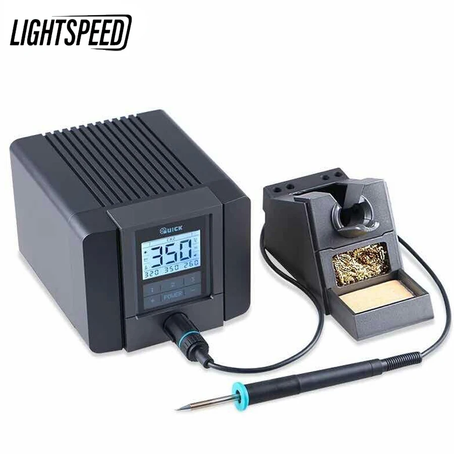 QUICK TS1200A Интеллектуальная паяльная станция горячего воздуха для ремонта телефонных печатных плат, 220 В, европейская вилка
QUICK TS1200A Интеллектуальная паяльная станция горячего воздуха для ремонта телефонных печатных плат, 220 В, европейская вилка