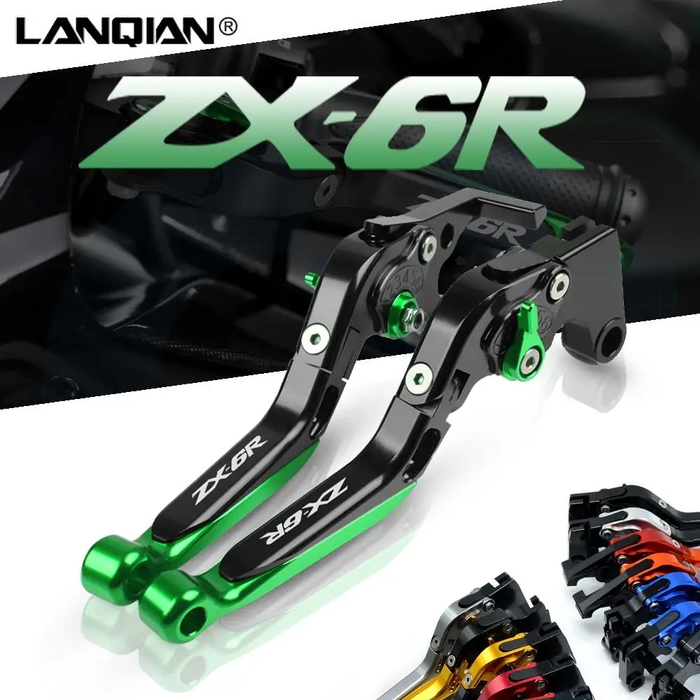 For Kawasaki ZX636 ZX6R Motorcycle Aluminum Adjustable Folding Brake Clutch Levers ZX 636 ZX 6R 2019 2020 Accessories
For Kawasaki ZX636 ZX6R Motorcycle Aluminum Adjustable Folding Brake Clutch Levers ZX 636 ZX 6R 2019 2020 Accessories