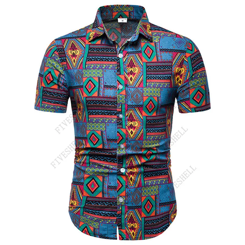 2023 Mens Cotton Linen Dress Shirt Fashion Vintage African Ethnic Print Shirt Men Slim Fit Short Sleeve Hawaiian Shirts Camisas
2023 Mens Cotton Linen Dress Shirt Fashion Vintage African Ethnic Print Shirt Men Slim Fit Short Sleeve Hawaiian Shirts Camisas