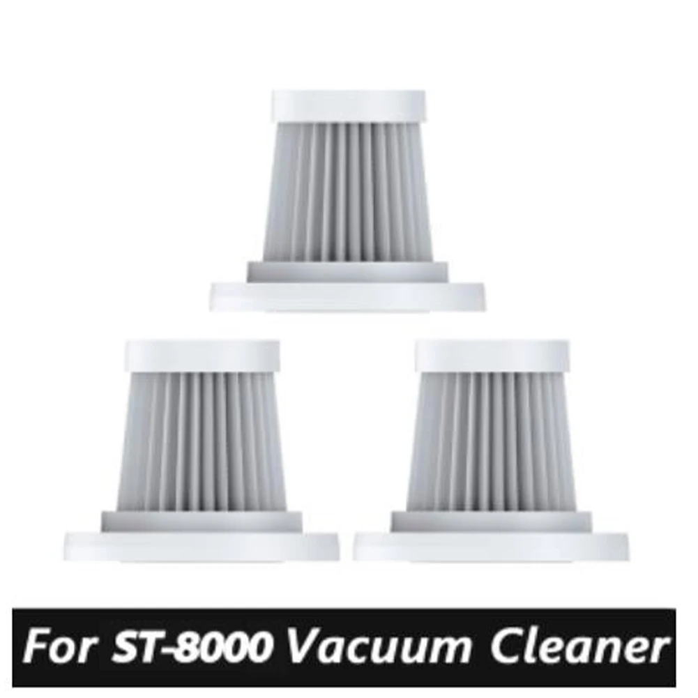 3pcs Filters For ST-8000 Handheld Car Cordless Vacuum Cleaner Replacement Filter Vacuum Cleaner Parts Home Appliance Parts
3pcs Filters For ST-8000 Handheld Car Cordless Vacuum Cleaner Replacement Filter Vacuum Cleaner Parts Home Appliance Parts