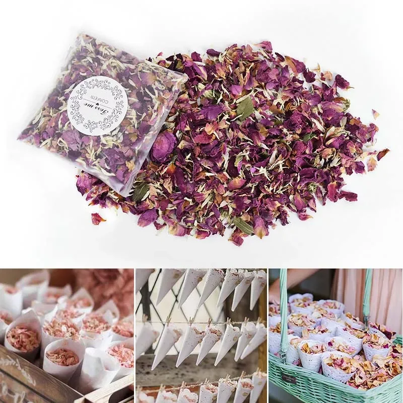 Natural Wedding Confetti Dried Flower Petals Pop For Wedding Party Valentine's Day Decor Biodegradable Rose Petal Confetti
Natural Wedding Confetti Dried Flower Petals Pop For Wedding Party Valentine's Day Decor Biodegradable Rose Petal Confetti