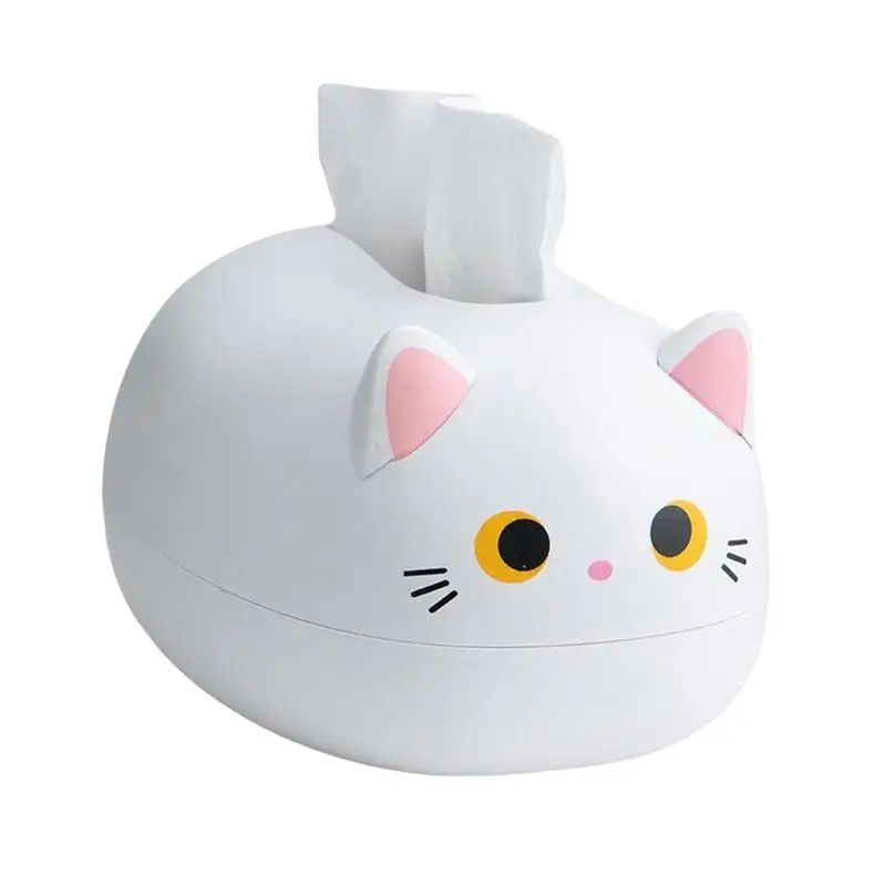 Kawaii Tissue Box Creative Cat Pattern Napkin Storage Box Desktop Toilet Paper Holder For Living Room Kitchen Bathroom Office
Kawaii Tissue Box Creative Cat Pattern Napkin Storage Box Desktop Toilet Paper Holder For Living Room Kitchen Bathroom Office