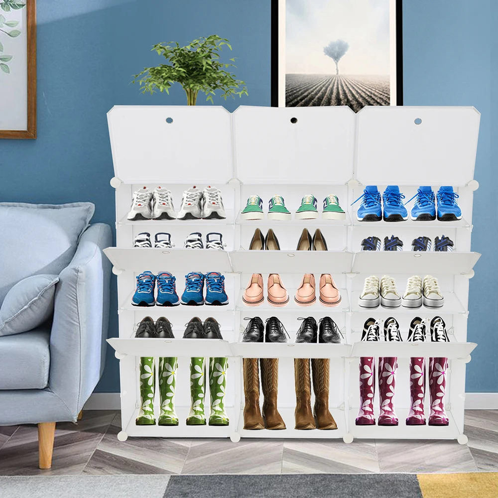 15pcs Shoe Cabinet Thickened Dustproof Shoe Organizer Box White Slippers Sneakers Diy Storage Shoes Box Plastic Home Furniture
15pcs Shoe Cabinet Thickened Dustproof Shoe Organizer Box White Slippers Sneakers Diy Storage Shoes Box Plastic Home Furniture