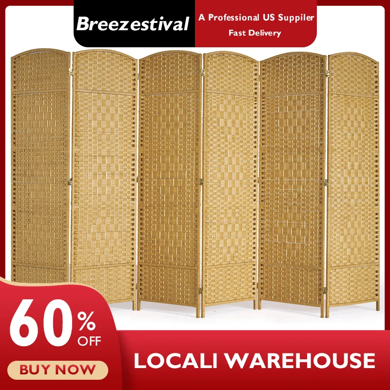 6 Panel Room Divider Tall Extra Wide Privacy Screen Folding Privacy Screens with Double-Weave Room dividers
6 Panel Room Divider Tall Extra Wide Privacy Screen Folding Privacy Screens with Double-Weave Room dividers